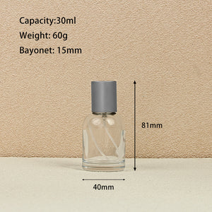 Glass perfume bottle 30ml 50ml 100ml