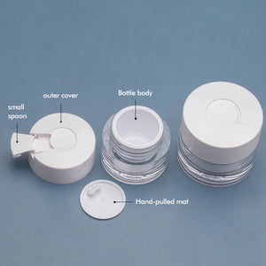 Skin Care Cream Jar with spoon