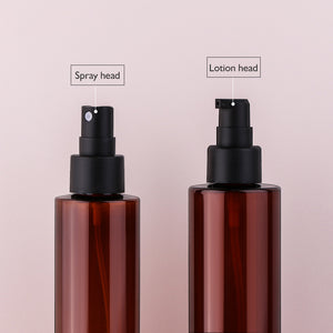 100ml PET empty bottle brown matte spray bottle high-end lotion bottle 120ml cosmetic bottle