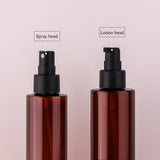 100ml PET empty bottle brown matte spray bottle high-end lotion bottle 120ml cosmetic bottle