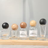 Wooden Cap perfume Oil Bottles