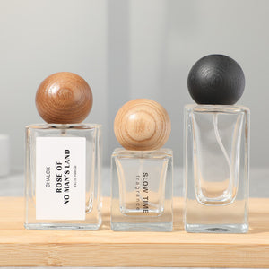 Wooden Cap perfume Oil Bottles