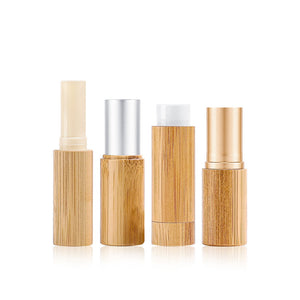 Wood Bamboo Cosmetic Lip Gloss tube custom