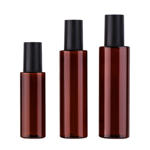 100ml PET empty bottle brown matte spray bottle high-end lotion bottle 120ml cosmetic bottle